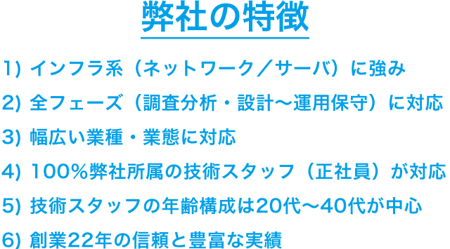 「 ICT・イノベーター株式会社」の特徴 「 ICT・イノベーター株式会社」の特徴